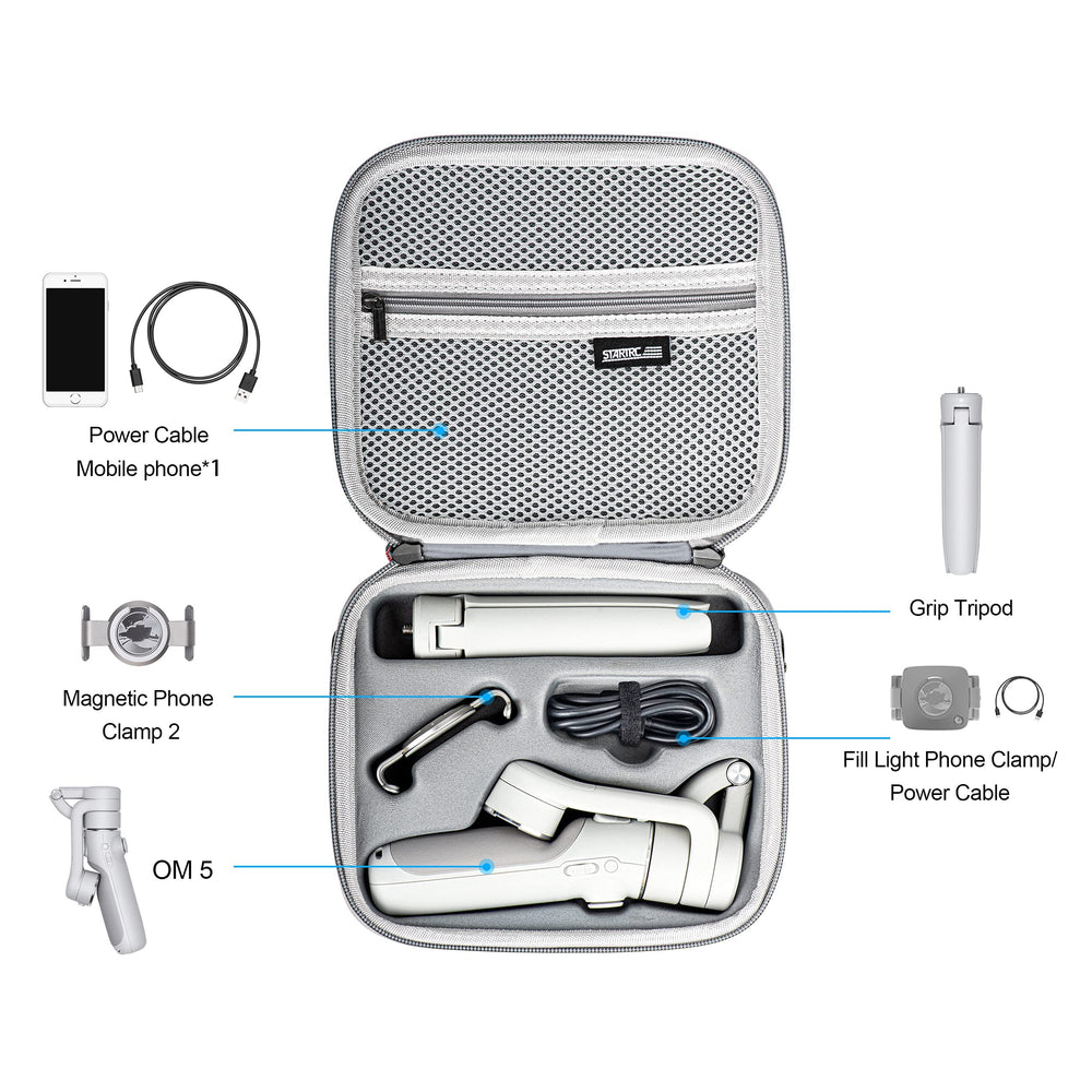 STARTRC OM 5 Case,Waterproof Portable Storge Shoulder B