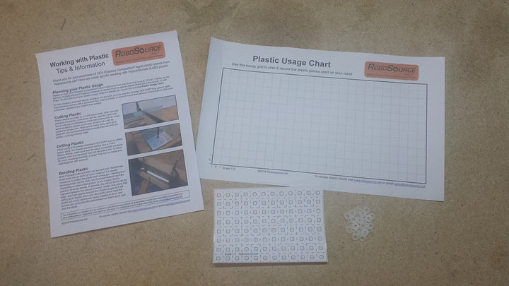 ABS Plastic Sheet 3-pack 12 X 24 X 0.0625 (1/16) 3 Pack, Black Haircell, for VEX Robotics Teams, Hobby, DIY, Industrial. Easy to Cut, Bend, Mold.