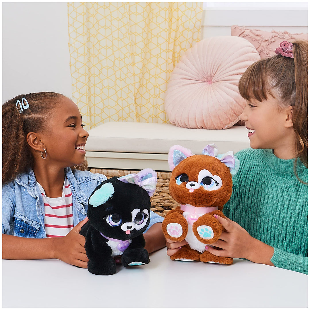 , Glitter Puppy Interactive Surprise Plush Toy Pet with Over 100 Sounds &amp; Actions (Style May Vary), Girls Gifts, Kids Toys for Girls