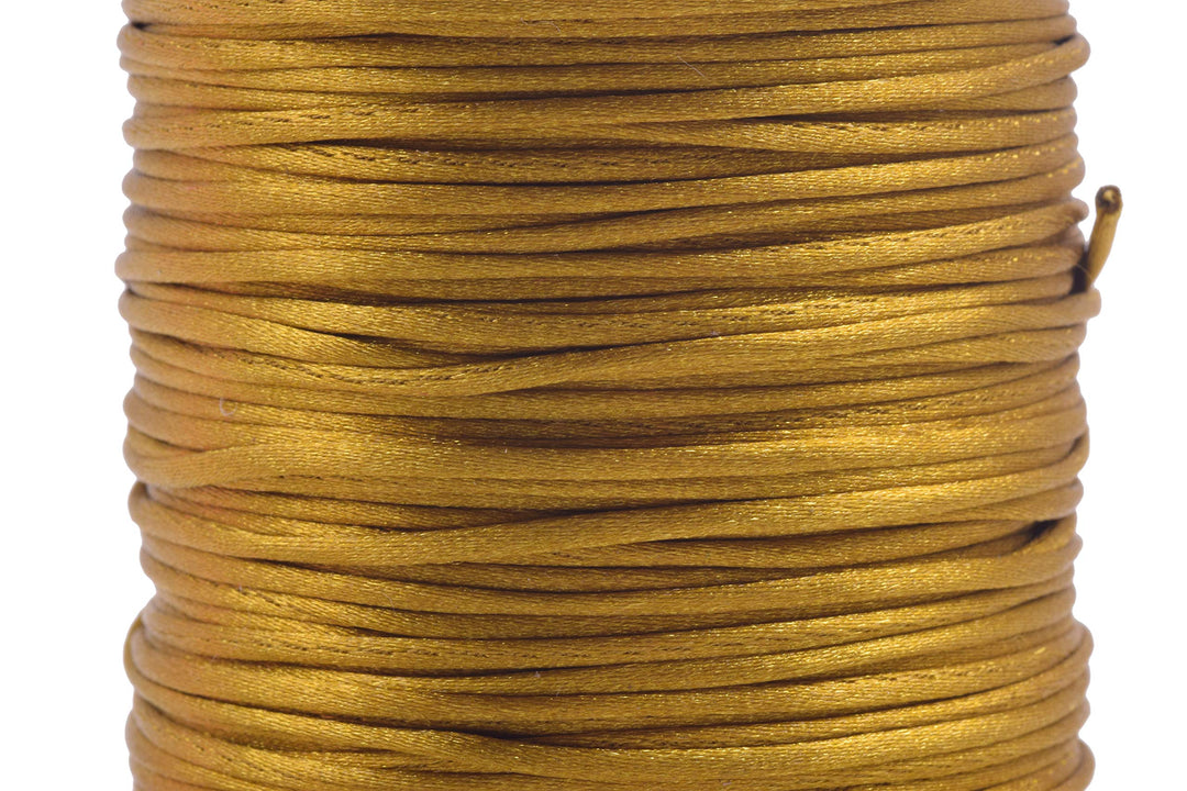 KONMAY 80 Yards 1.0mm Nylon Rattail Satin Silk Trim Cor
