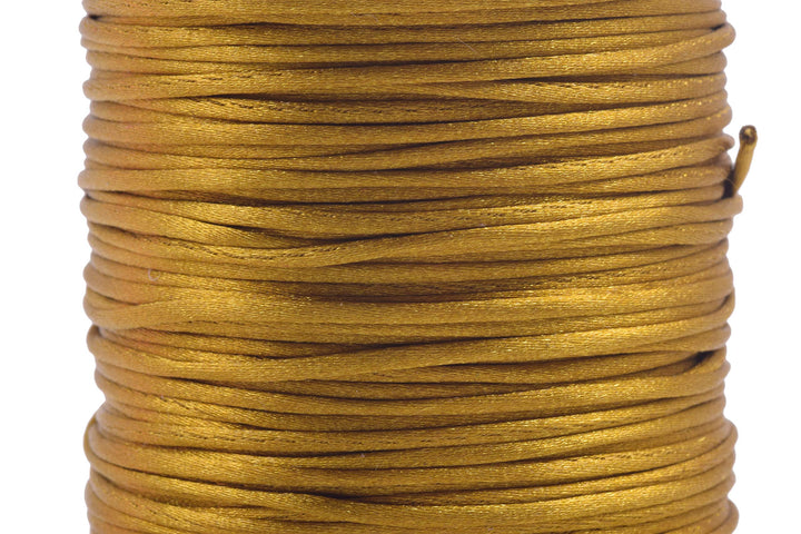 KONMAY 80 Yards 1.0mm Nylon Rattail Satin Silk Trim Cor