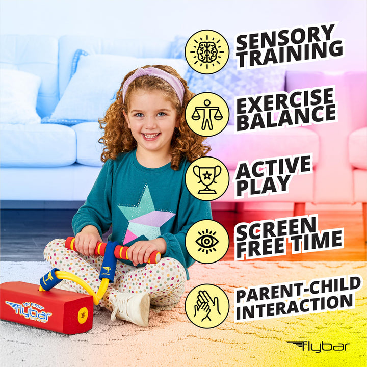 My First Foam Pogo Jumper for Kids Fun and Safe Pogo Stick for Toddlers, Durable Foam and Bungee Jumper for Ages 3 and up, Supports up to 250lbs (Red)