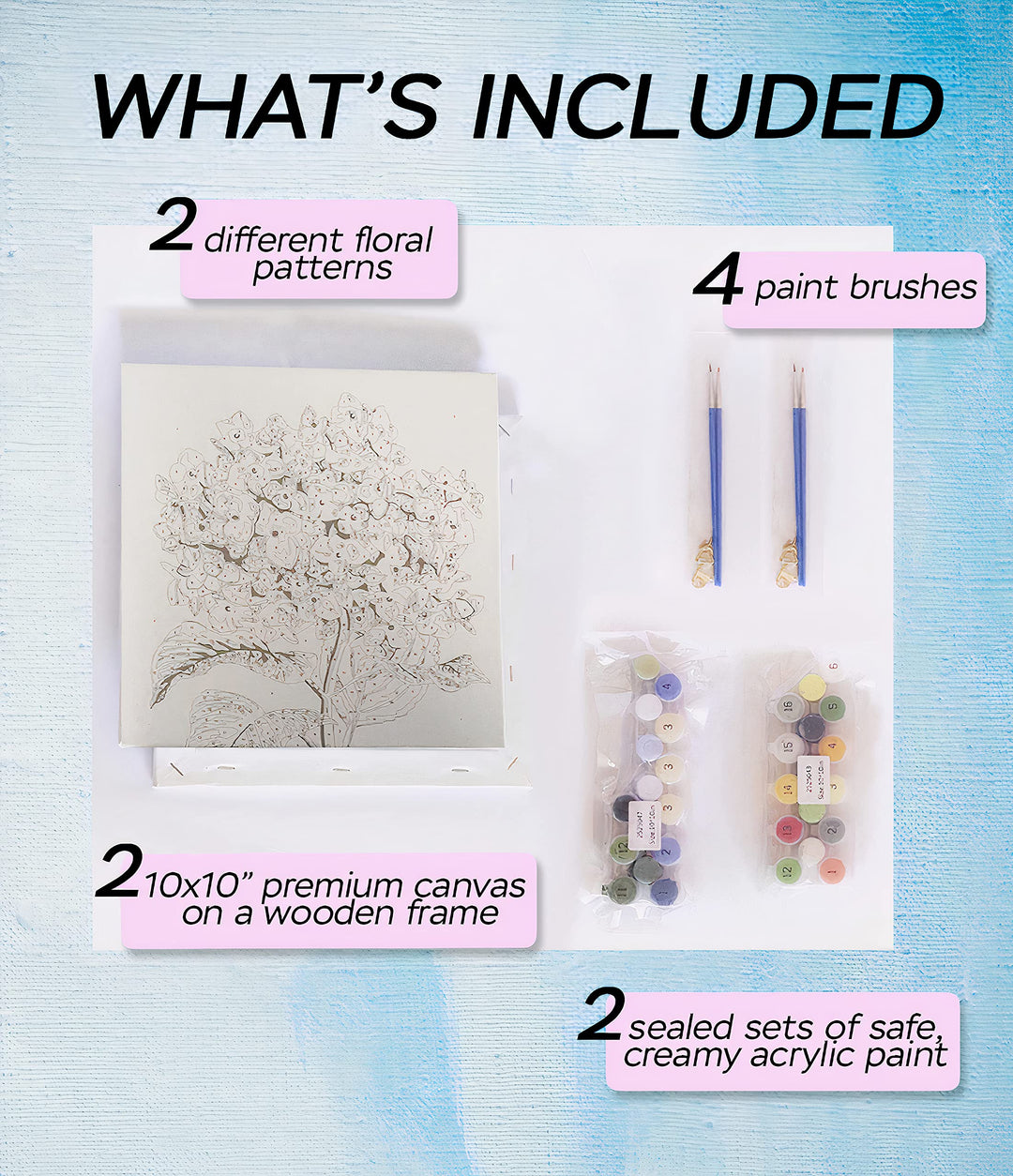 - Paint by Number Kit for Adults &amp; Women - Arts and Crafts Projects, Easy Beginner Kits on Framed Canvas