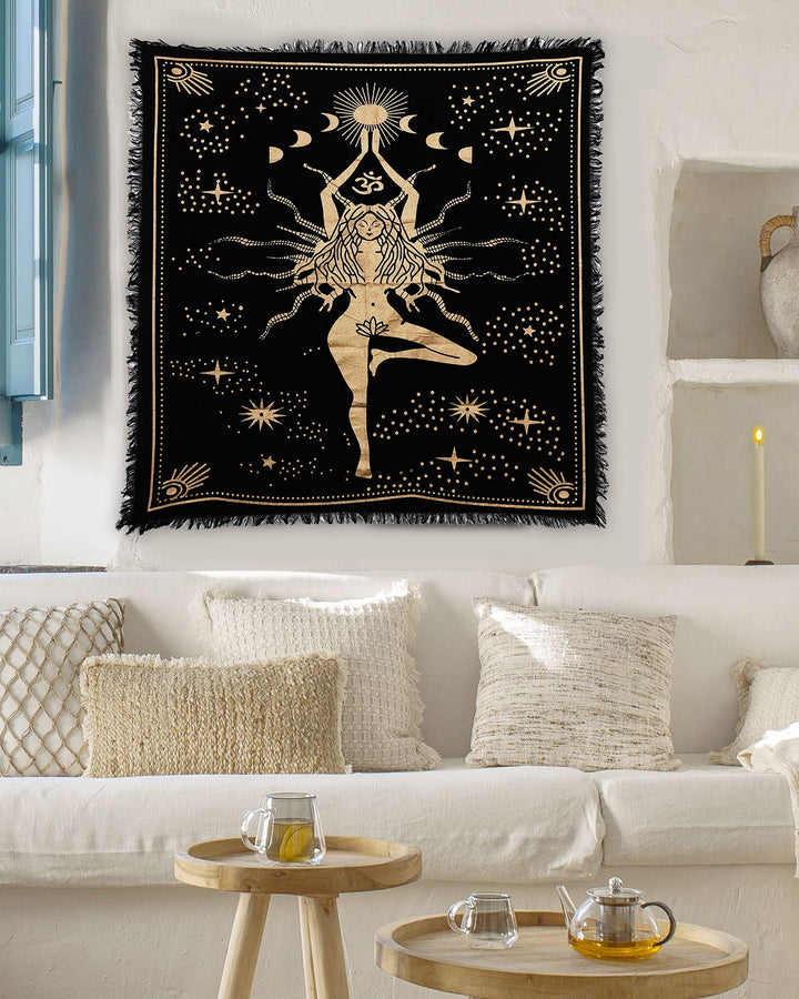 Witchcraft Supplies Tarot Spread Alter Cloth Triple Goddess Altar