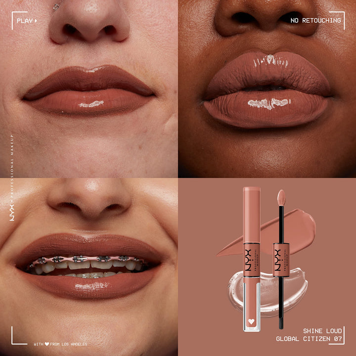 PROFESSIONAL MAKEUP Shine Loud, Vegan High-Shine Long-Lasting Liquid Lipstick - Global Citizen