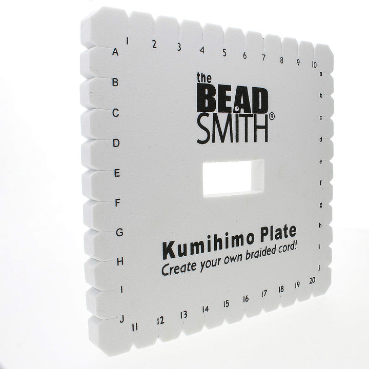 The Beadsmith Square Kumihimo Disk, 6 inch Diameter, 3/