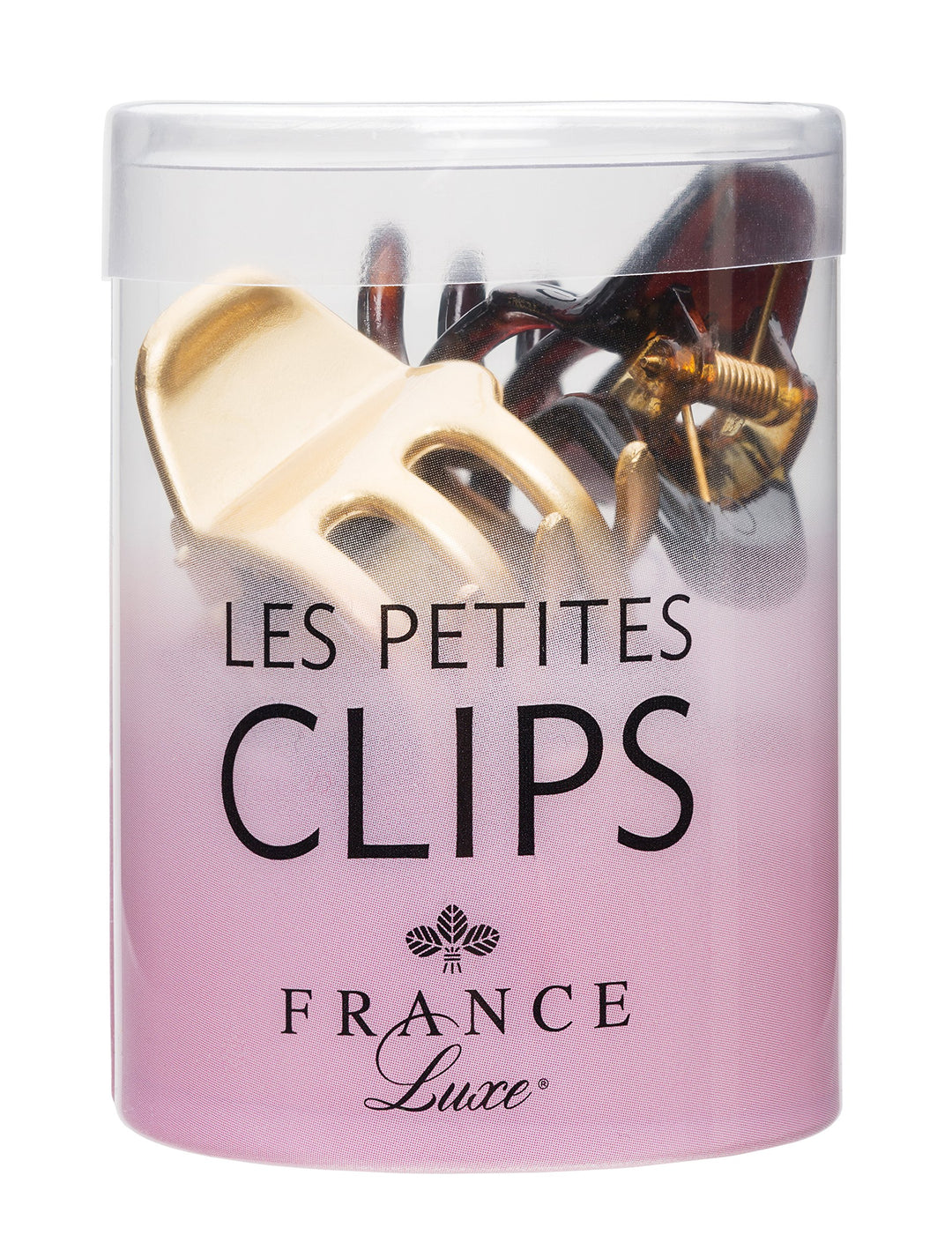 Les Petite Clips Small Dainty Jaw 4-Pack - Gold/Tortoise