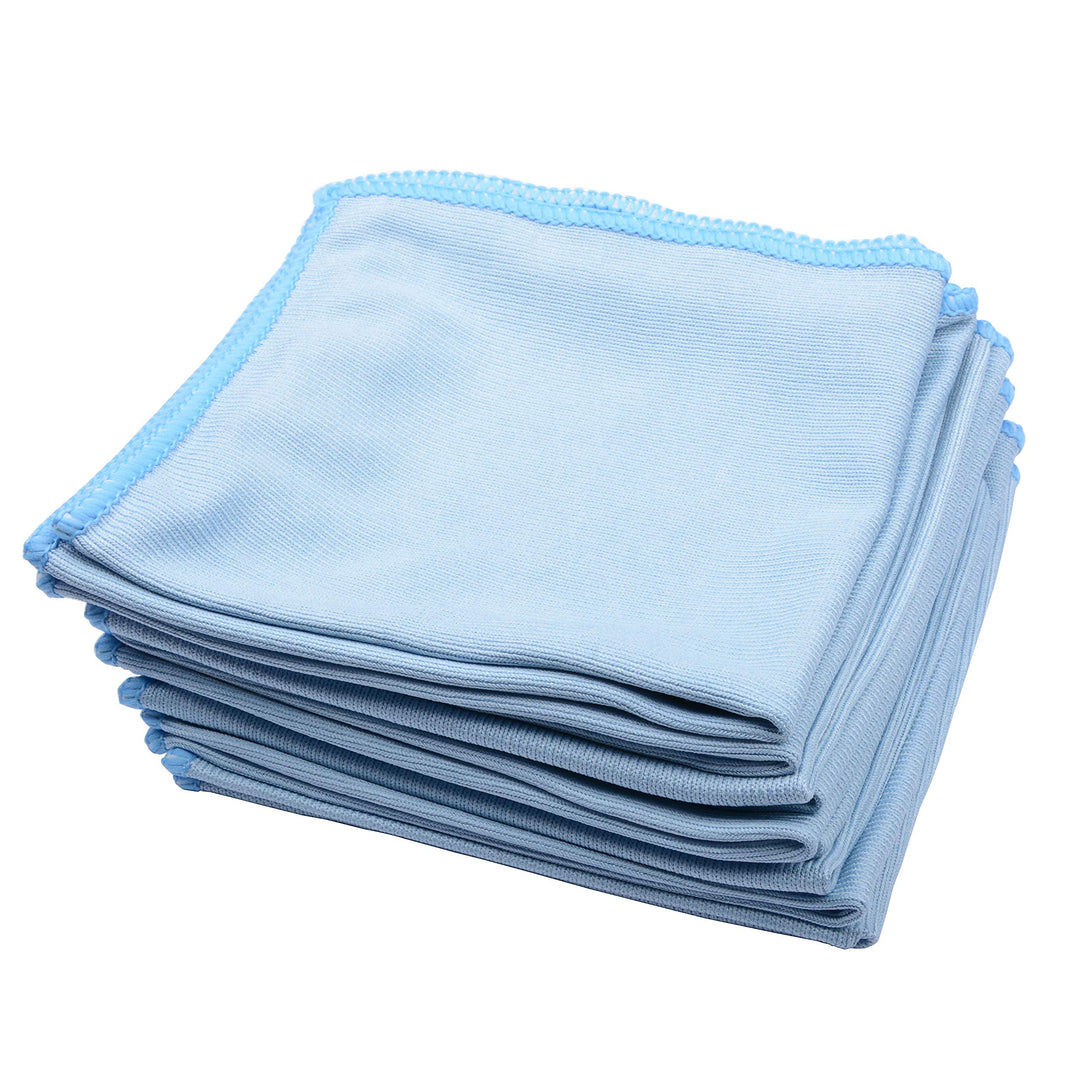 MUZOCT 8Pcs Microfiber Towel Cleaning Cloth Mop 12x12 i