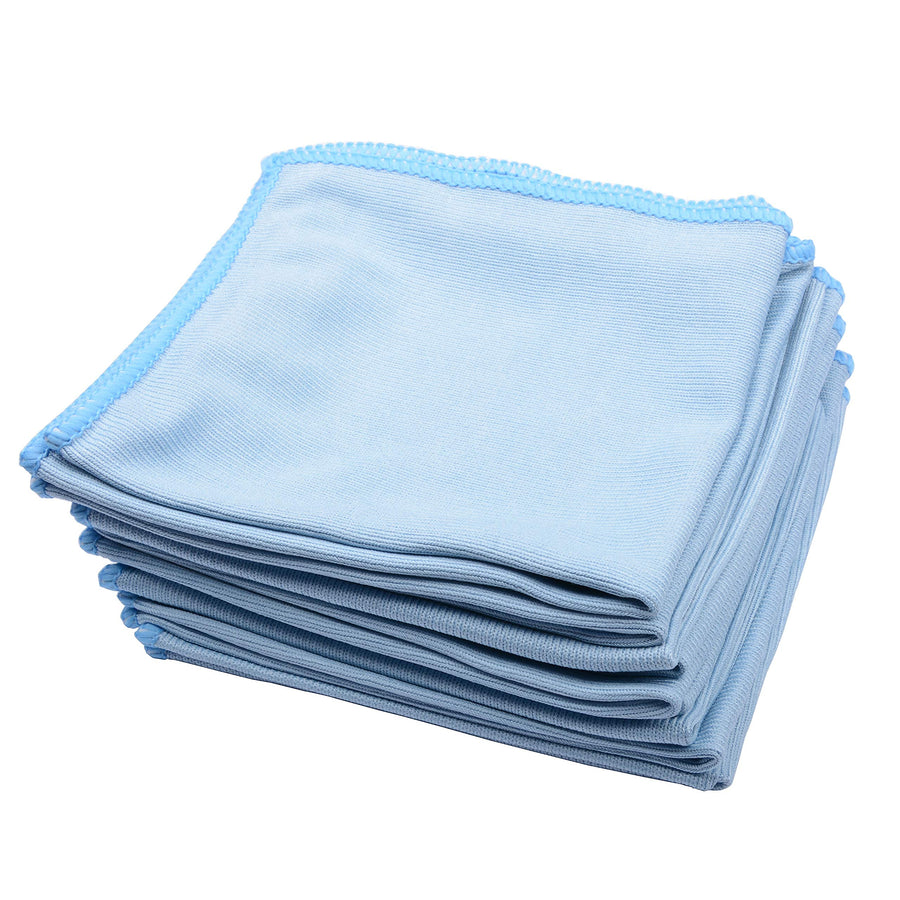 MUZOCT 8Pcs Microfiber Towel Cleaning Cloth Mop 12x12 i