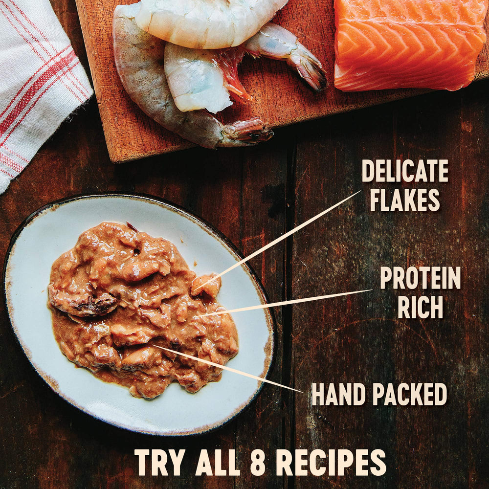 CORE Signature Selects Flaked Adult Wet Cat Food, Natural, Protein-Rich, Grain Free, 5.3 Ounce, 12 Pack (Skipjack Tuna & Wild Salmon)