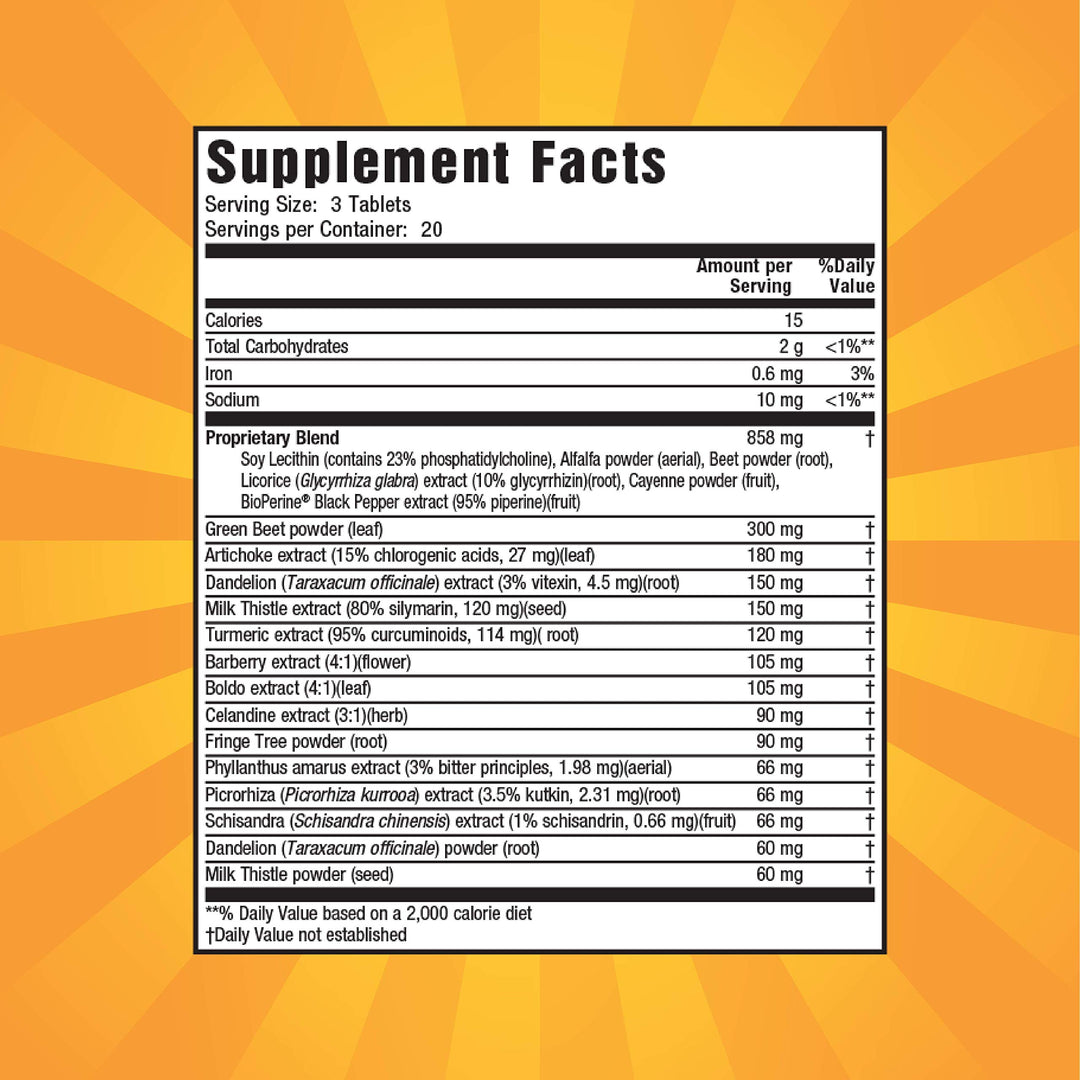 Nature&#39;s Secret Milk Thistle Liver Cleanse Tabs, 60 ct