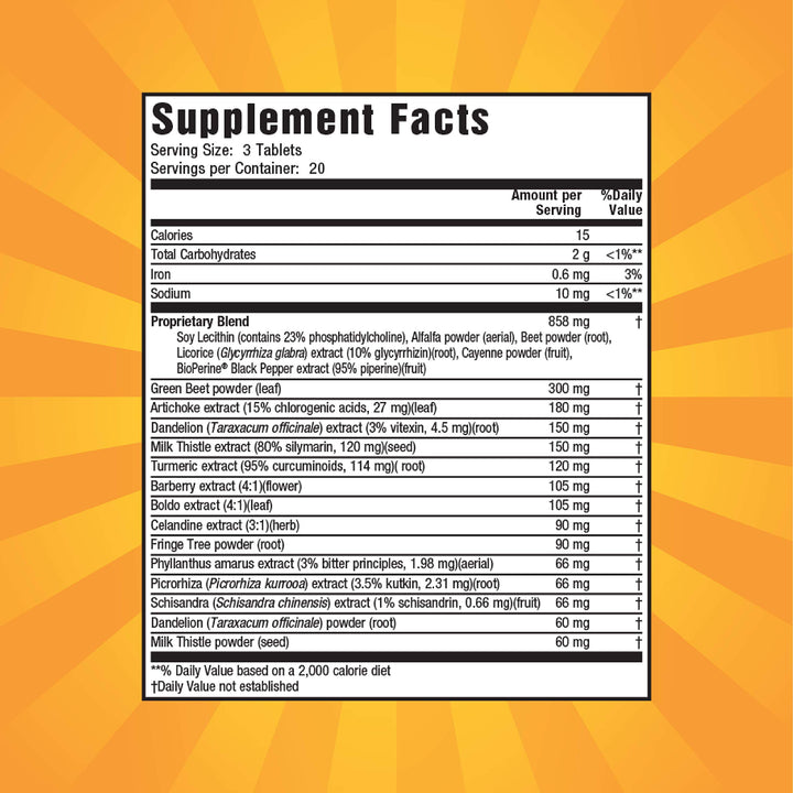 Nature&#39;s Secret Milk Thistle Liver Cleanse Tabs, 60 ct