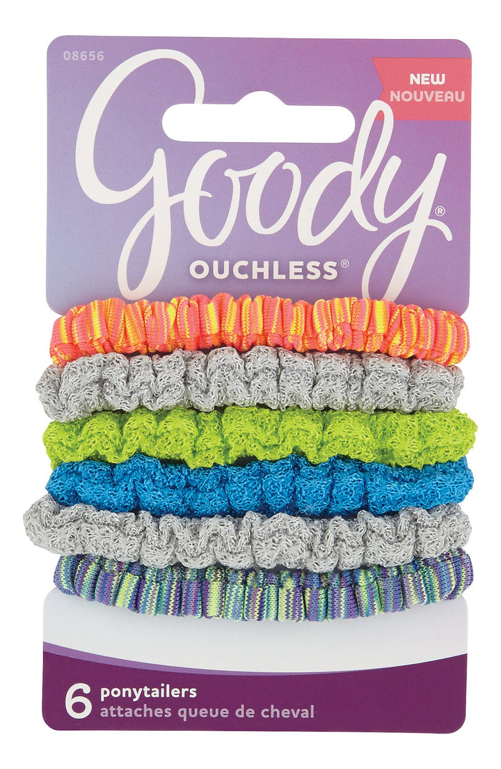 Goody Ouchless 1945788 Ponytailers, Sport Bright