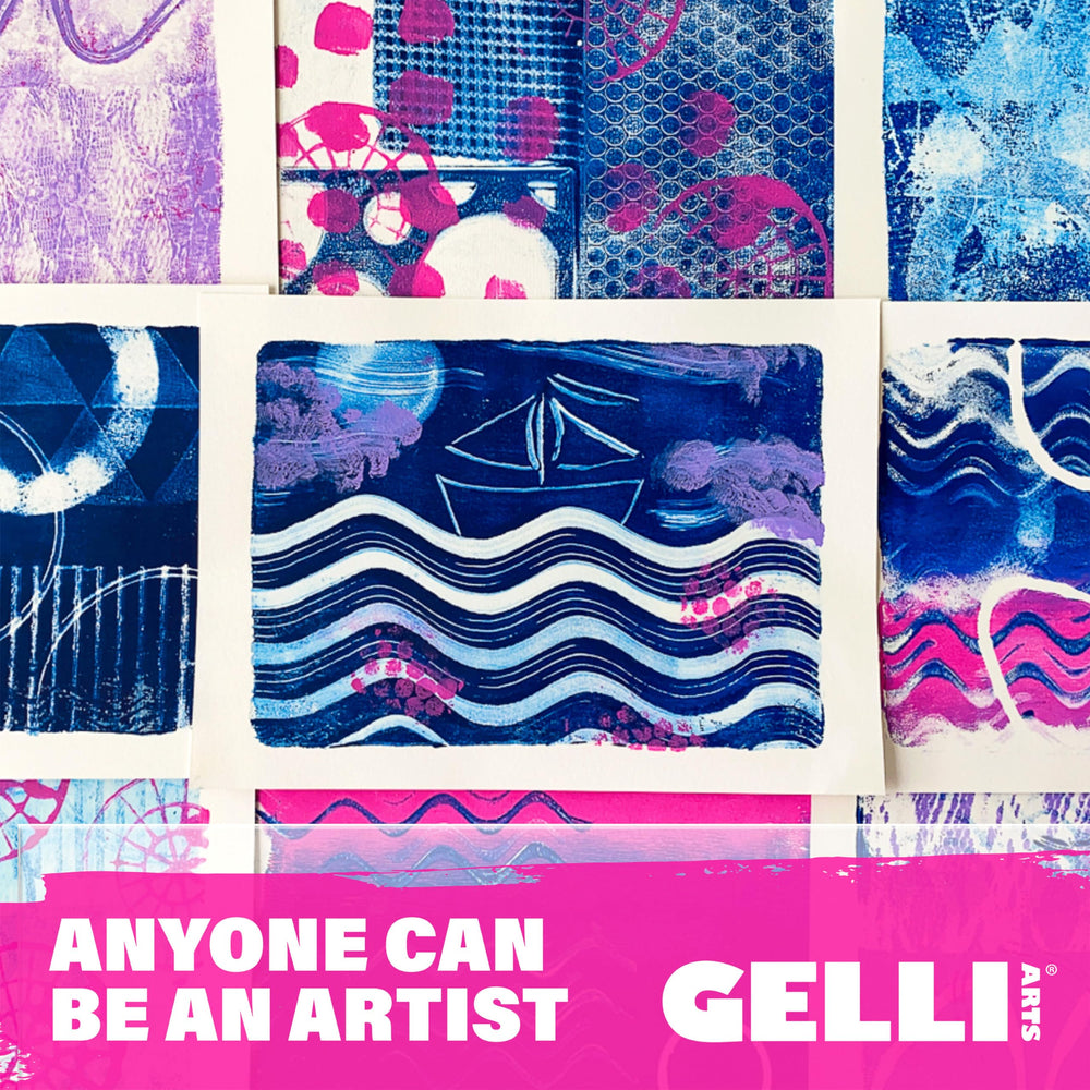 Gelli Arts Gel Printing Plate - Ideal, Clear, & Reu