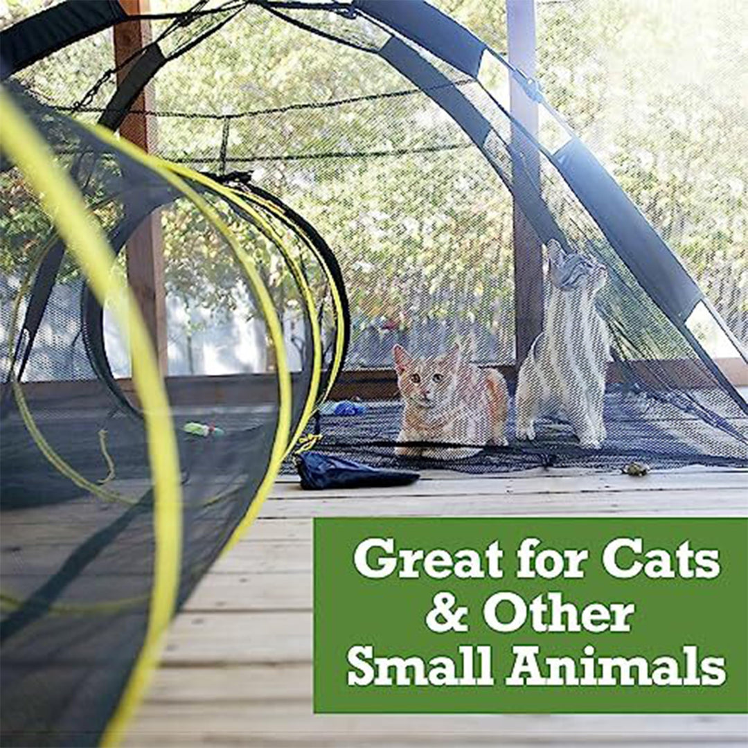 Outdoor Cat Enclosures for Indoor Cats [Portable Cat Tent, Tunnel, and Playhouse] (Play Tents for Cats and Small Animals)