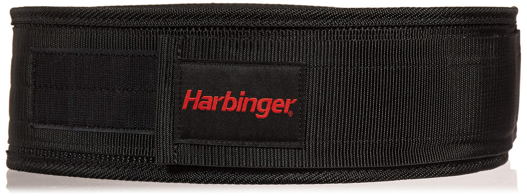 360890 4-Inch Nylon Weightlifting Belt, Medium,Black