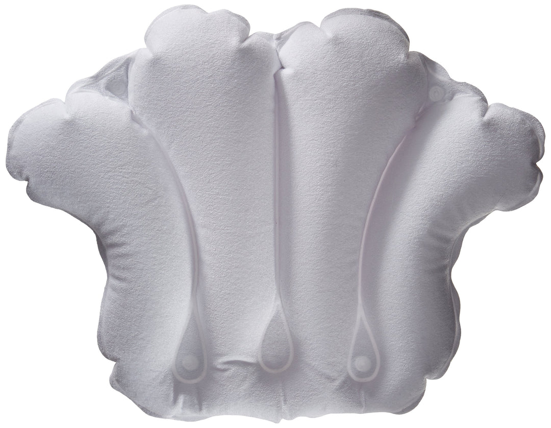 Inflatable Bath Pillow - Terry Cloth