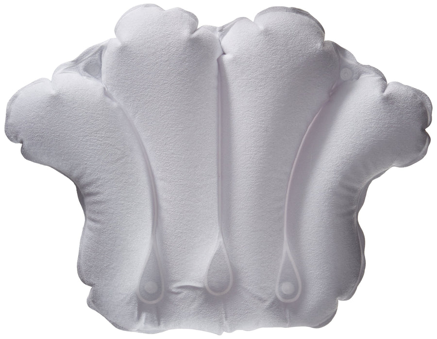 Inflatable Bath Pillow - Terry Cloth