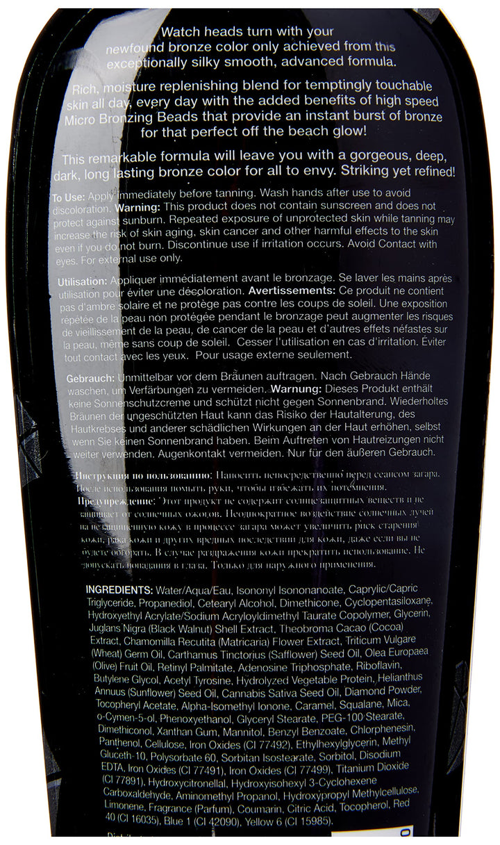 BODACIOUSLY BLACK 50XX with Bronzing Beads - 8.5 oz.