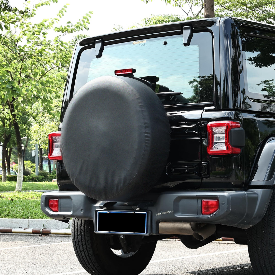 Moonet 27-29 inch Spare Tire Cover Thickening Leather Universal Fit for Jeep, Trailer, RV, SUV, Truck, Tough Tire Wheel Soft Cover (Fits Entire Tire Diameters 27-29 inch)