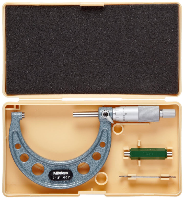 Mitutoyo 103-179 Outside Micrometer, Baked-enamel Finis
