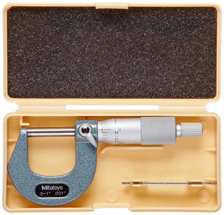 Mitutoyo 103-259 Outside Micrometer, Baked-enamel Finis