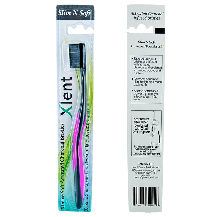 Activated Charcoal Bristle Toothbrush - Xtreme (Extreme