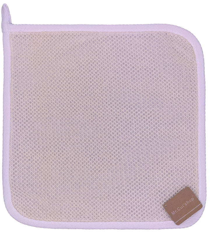 4 pcs/set 2 Soft Weave Home Spa Exfoliating Face and Body Wash Cloths, Dual-Textured for Shower &amp; 2 Bath Spa Puff Scrubber Ball - Remove Dead Skin - Great for Skin Care in the Bath - Rich Foams Bubble