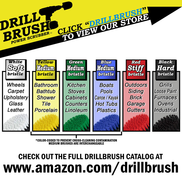 Cleaning Supplies - Scrub Brush for Tile - Bathroom Acc