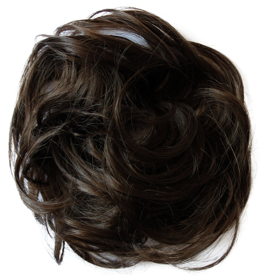brown 8 : PRETTYSHOP Scrunchie Bun Up Do Hair piece Hair Ribbon Ponytail Extensions Wavy Curly or Messy Various Colors(brown 8)