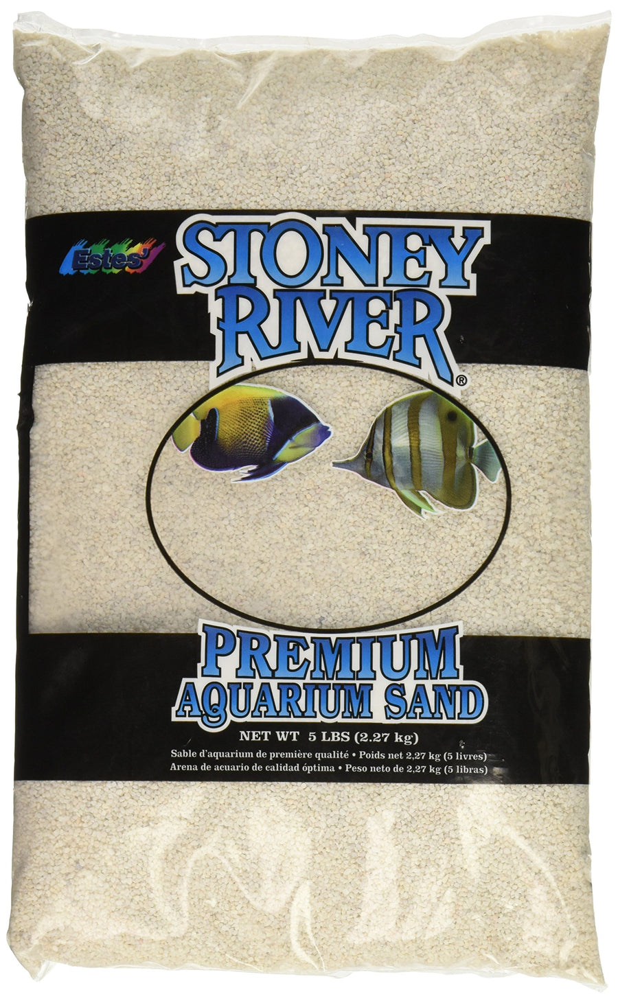 White Aquatic Sand Freshwater and Marine Aquariums, 5-Pound Bag