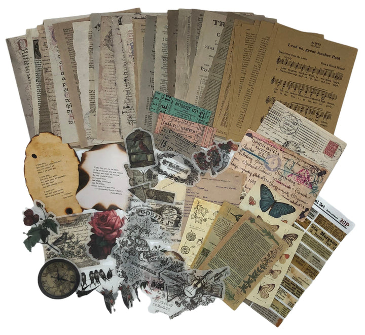 Dark Academia Aesthetic Room Decor Stationary Pack, Light Academia Aesthetic Room Decor