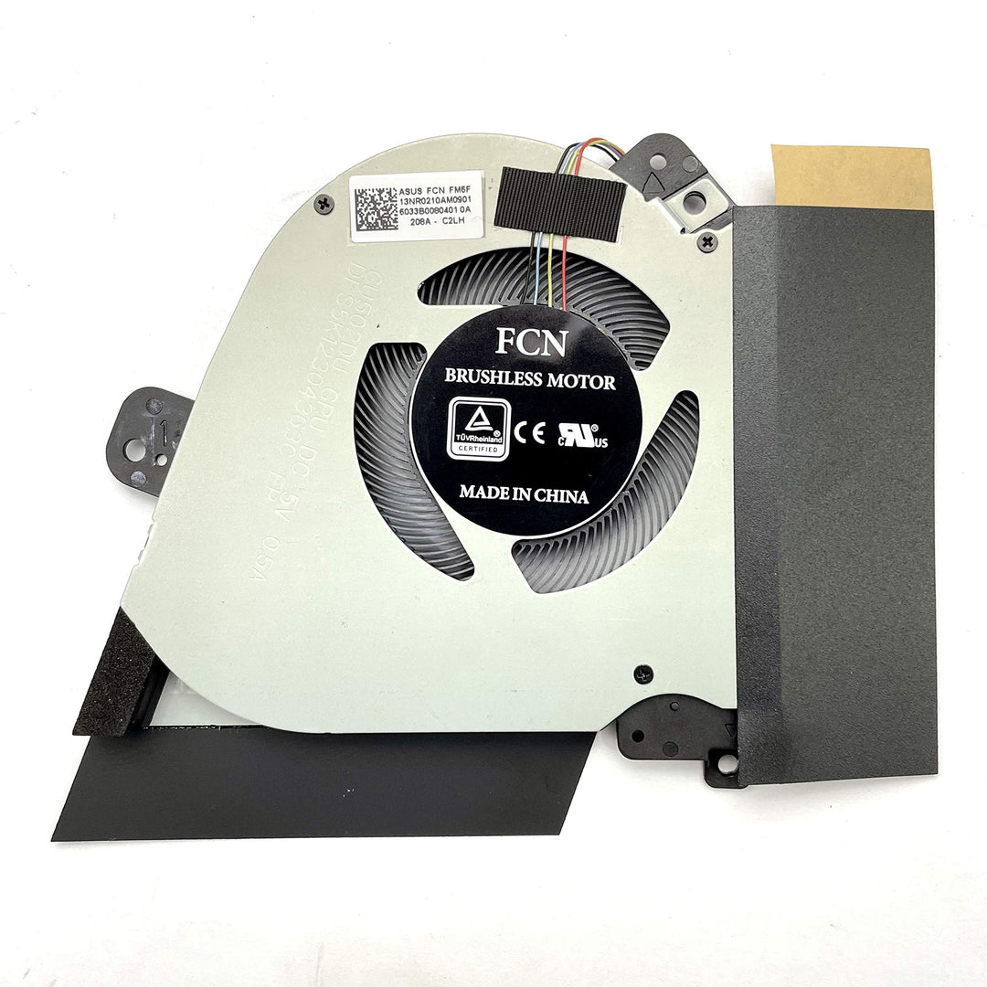 New Genuine CPU+GPU Cooling Fan Replacement for Asus ROG Zephyrus G15 GA502 GA502II GA502IU GA502IV, GA502D GA502DU, P/N: 13NR0210AM901,13NR0210T01111, 5V Fan