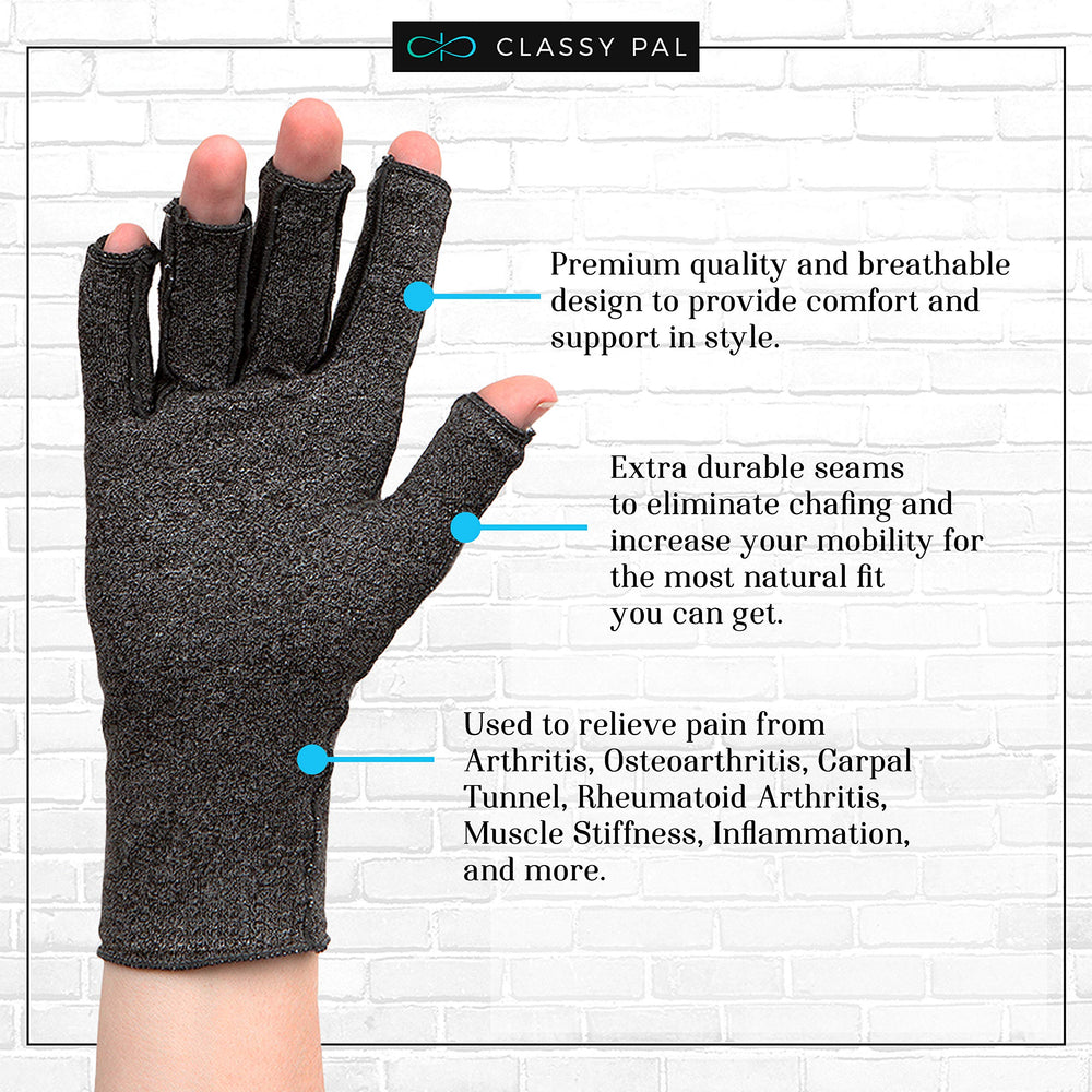Classy Pal Arthritis Compression Gloves for Women &