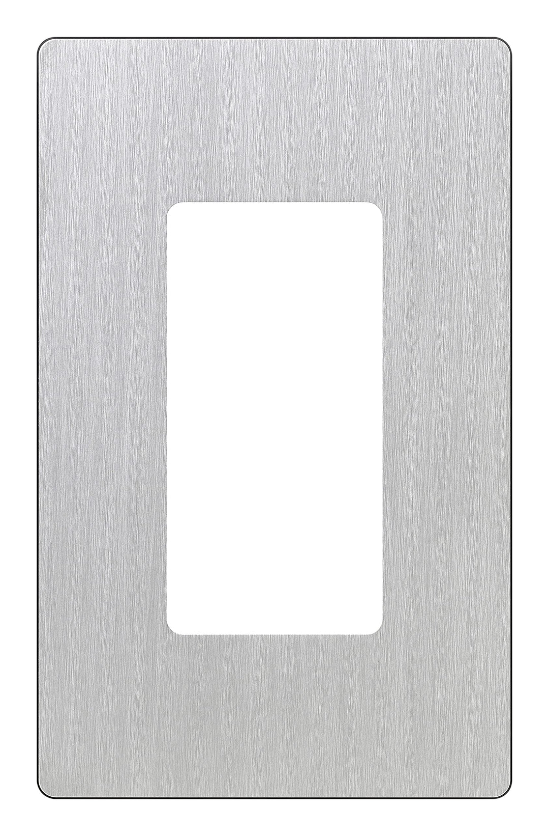 Claro 1 Gang Decorator Wallplate, CW-1-SS, Stainless