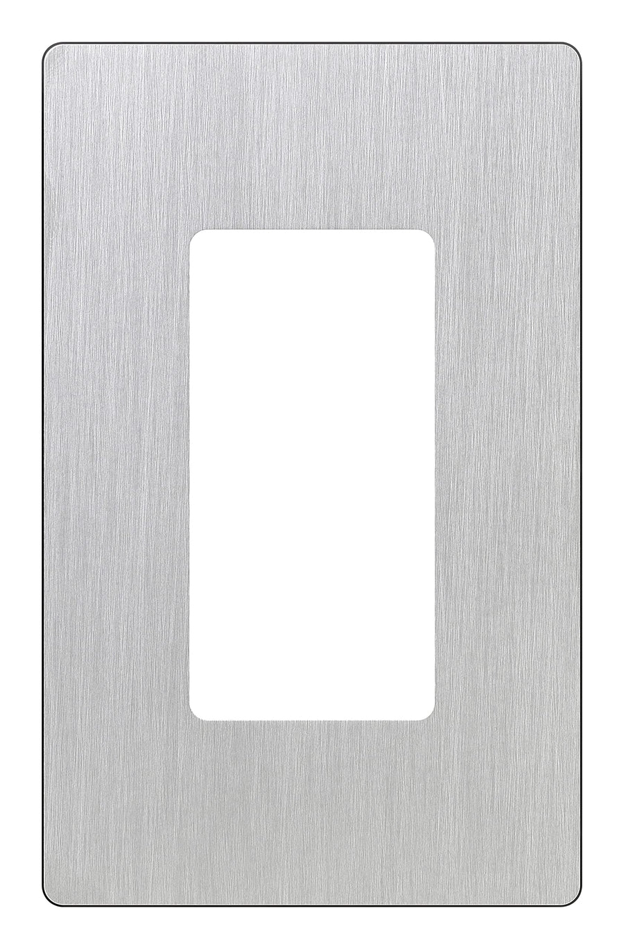 Claro 1 Gang Decorator Wallplate, CW-1-SS, Stainless