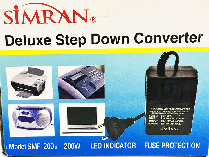 Simran SMF-200 Deluxe 200 Watts Step Down Voltage Conve