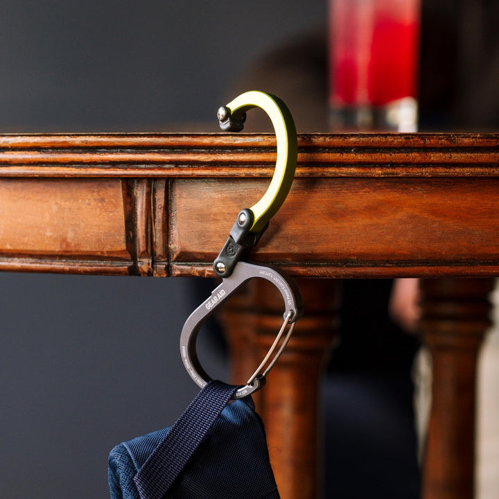 HEROCLIP Carabiner Clip and Hook (Small) | For Purse, Stroller, and Backpack