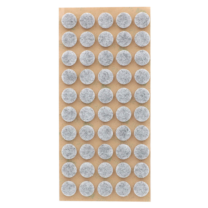 Furniture Felt Pads 3/8 (10mm) Diameter Round 3M Self Adhesive Protects Kitchen Cabinets, Drawers, Desks and Furniture Against Bumps and Scratches 200 Pack - Grey