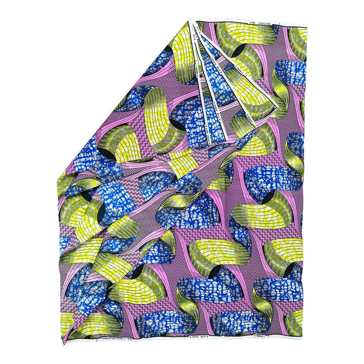 African Fabrics Cloth Ethnic Ankara Wax Print 6 Yards for Party Dresses and DIY Upholstery Fabrics (YLTP012)