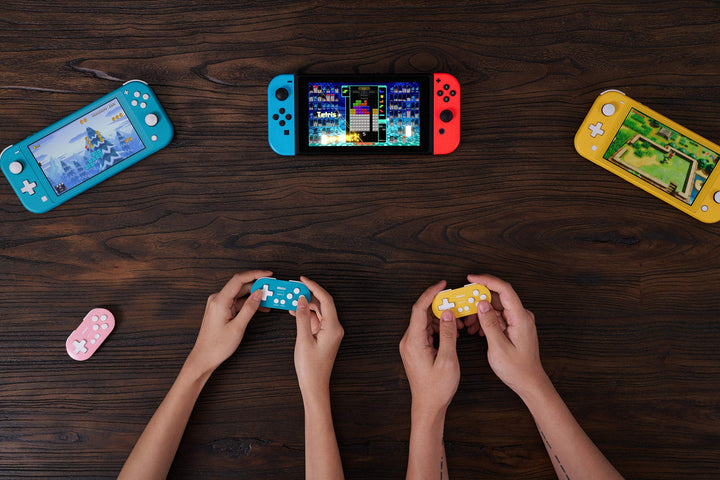 8Bitdo Zero 2 Bluetooth Gamepad Keychain Sized Mini Controller for Switch, Windows, Android, macOS & Raspberry Pi(Yellow Edition)