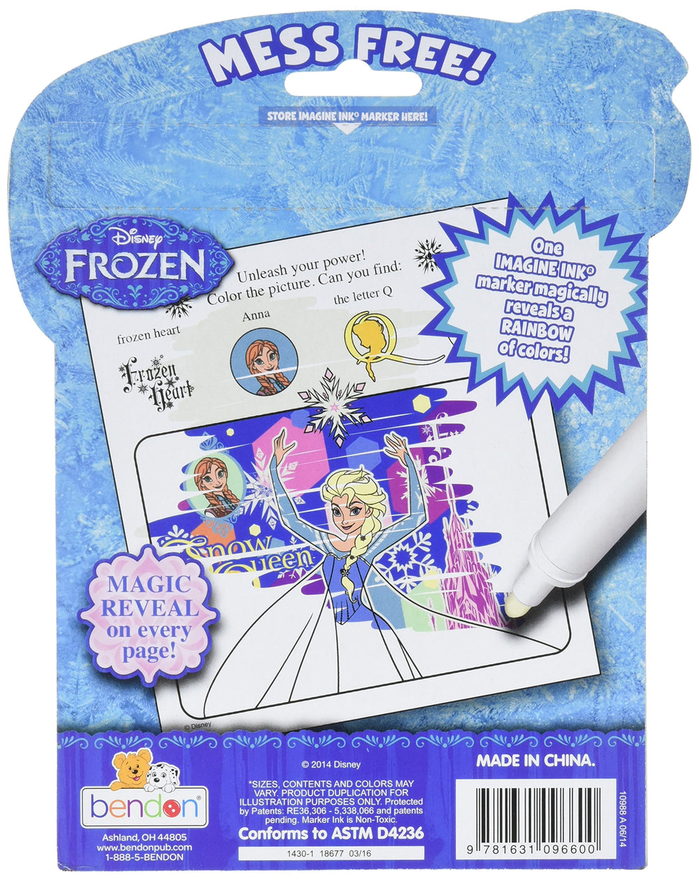Frozen Coloring and Activity Book (Imagine Ink Mess Free)