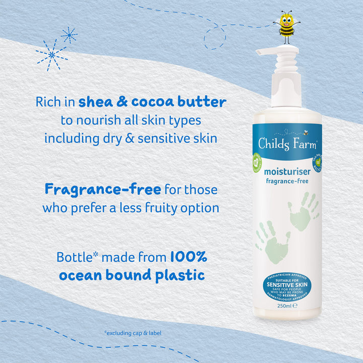 Moisturiser, Unfragranced, 250ml