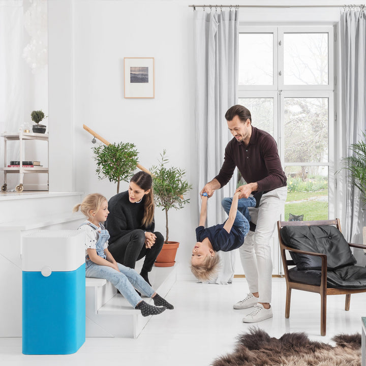 BLUEAIR Blue Pure 121 Pre-filter, Washable Fabric Traps Pollen Pet Hair Dust, Diva Blue