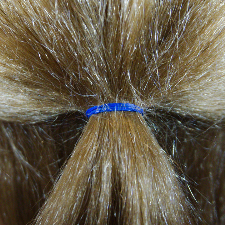1000 Count Rubber Bands in Re-closable Container for Ponytails and Braids (Rainbow Mix)