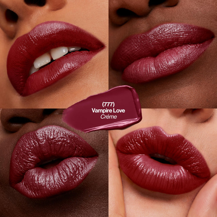 Revlon Super Lustrous Lipstick, High Impact Lipcolor with Moisturizing Creamy Formula, Infused with Vitamin E and Avocado Oil in Plum / Berry, Vampire Love (777)