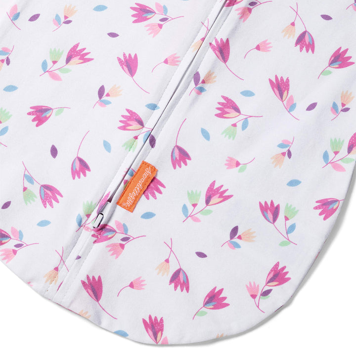 Arms Free Convertible Pod – Size Large, 4-6 Months, 2-Pack (Tumbling Tulips )