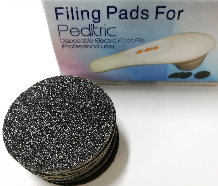 80 Grit, Black: Callus Remover Peditric - Refill Pad (8