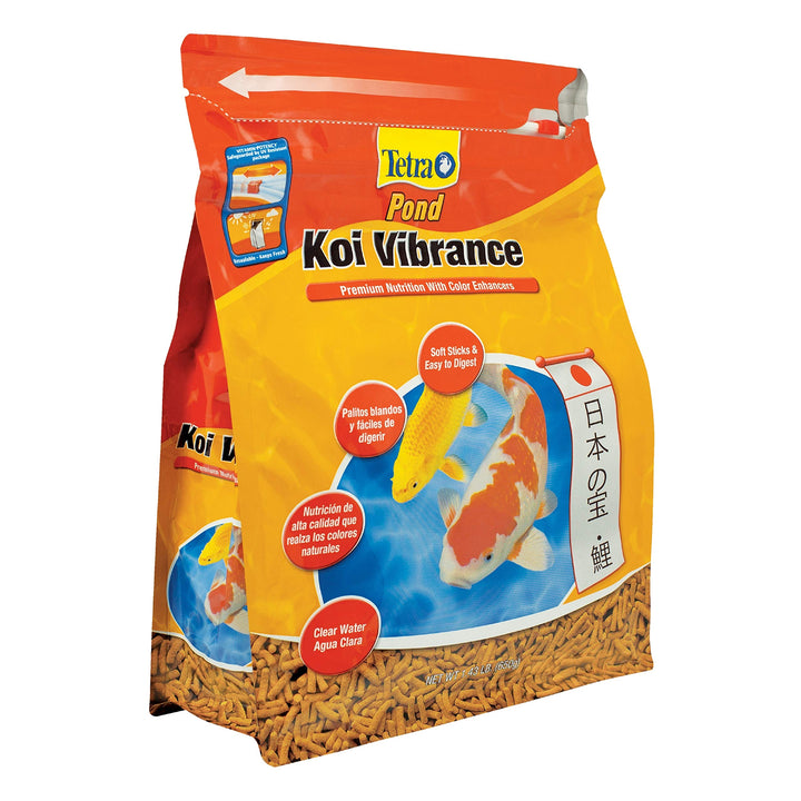 Pond Koi Vibrance 1.43 Pounds, Soft Sticks, Floating Pond Food
