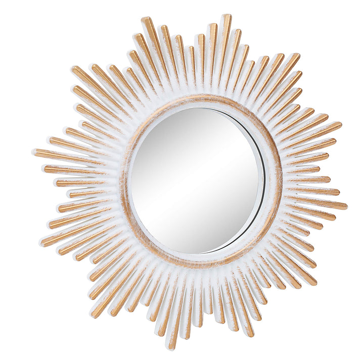 Kelly Miller Brushed Gold Mirrors for Wall Decor Set of